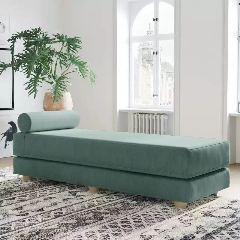 Jaxx Alon Canapé-lit / Lit escamotable grand lit (Queen) – Microvelours