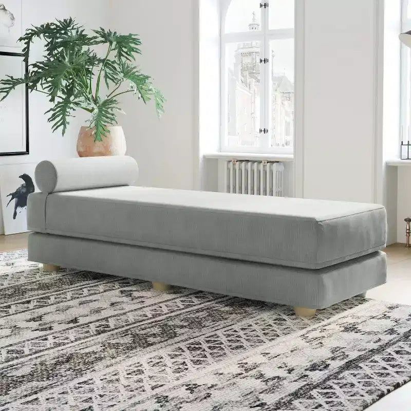 Jaxx Alon Canapé-lit / Lit escamotable grand lit (Queen) – Microvelours