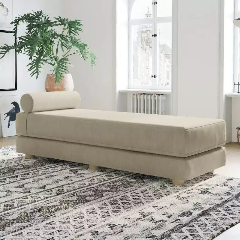 Jaxx Alon Canapé-lit / Lit escamotable grand lit (Queen) – Microvelours