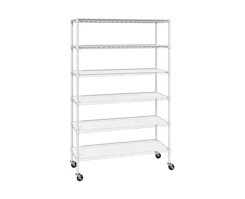 Étagère de rangement en fil d'acier 6 niveaux UltraDurable Seville Classics homologuée NSF, 48 x 18 po