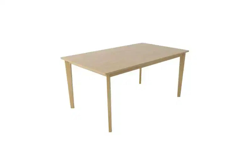 Table de cuisine rectangulaire TUYOHW 49 pour 4-6 personnes, table à manger minimaliste avec cadre en bois, table de salle à manger multifonctionnelle pour bureau, salon