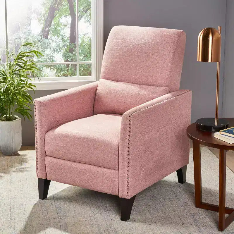 Fauteuil inclinable contemporain à dossier poussoir Alscot - Christopher Knight Home