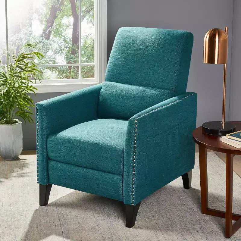 Fauteuil inclinable contemporain à dossier poussoir Alscot - Christopher Knight Home