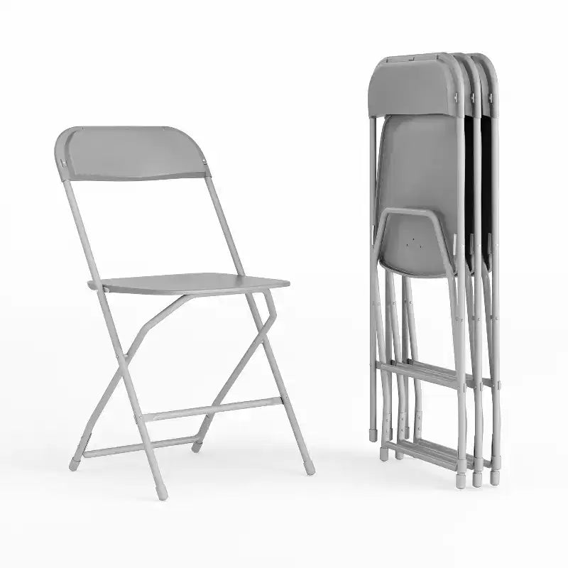 Chaise pliante en plastique Emma et Oliver de 295 kg, qualité supérieure, pour maison et événements (lot de 4)