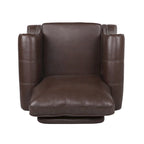 Fauteuil de club en similicuir avec clous de tapissier