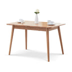 Table à manger télescopique en bois de chêne massif naturel - S.O.