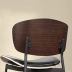 Chaises de salle à manger modernes en bois courbé (2 chaises)