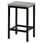 Table de salle à manger extra longue avec 3 tabourets de bar