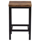 Table de salle à manger extra longue avec 3 tabourets de bar