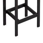 Table de salle à manger extra longue avec 3 tabourets de bar