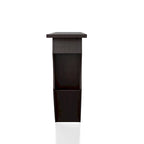 Console 1 tiroir en noyer contemporain de 99 cm