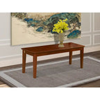 Banc de salle à manger avec assise en bois, 130x38x46 cm, (Options de finition)