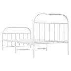 Cadre de lit en métal de 30,5 cm, sans matelas