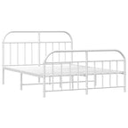 Cadre de lit en métal de 30,5 cm, sans matelas
