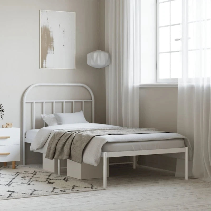 Cadre de lit en métal de 30,5 cm, sans matelas