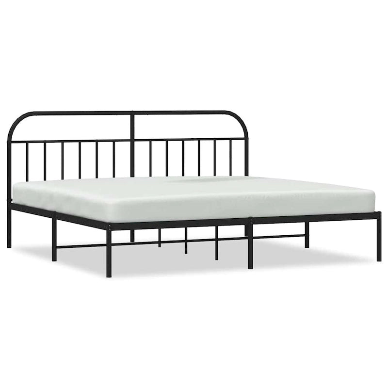 Cadre de lit en métal de 30,5 cm, sans matelas