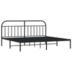 Cadre de lit en métal de 30,5 cm, sans matelas
