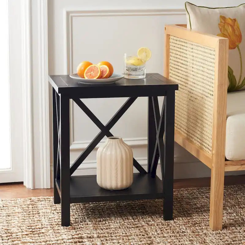 Table d'appoint avec croix - 18,1 x 13,4 x 21,5