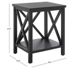 Table d'appoint avec croix - 18,1 x 13,4 x 21,5