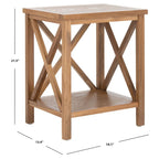 Table d'appoint avec croix - 18,1 x 13,4 x 21,5