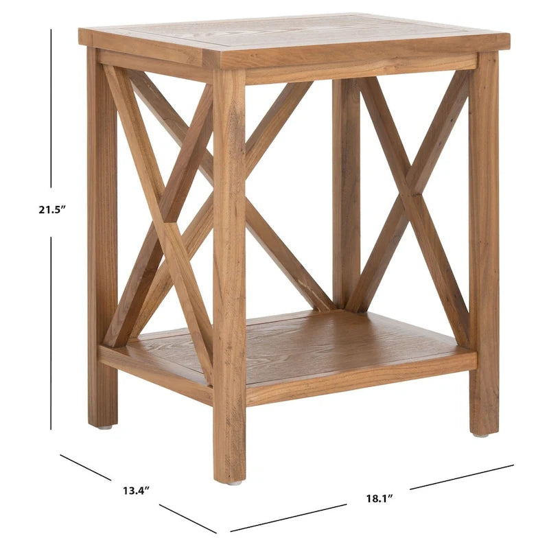 Table d'appoint avec croix - 18,1 x 13,4 x 21,5