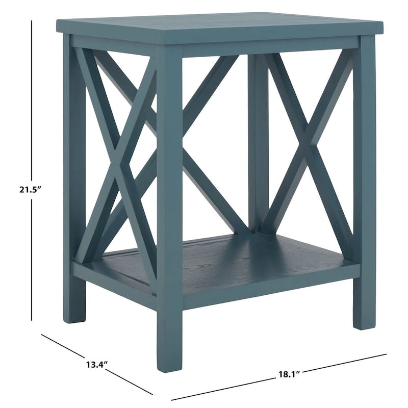 Table d'appoint avec croix - 18,1 x 13,4 x 21,5