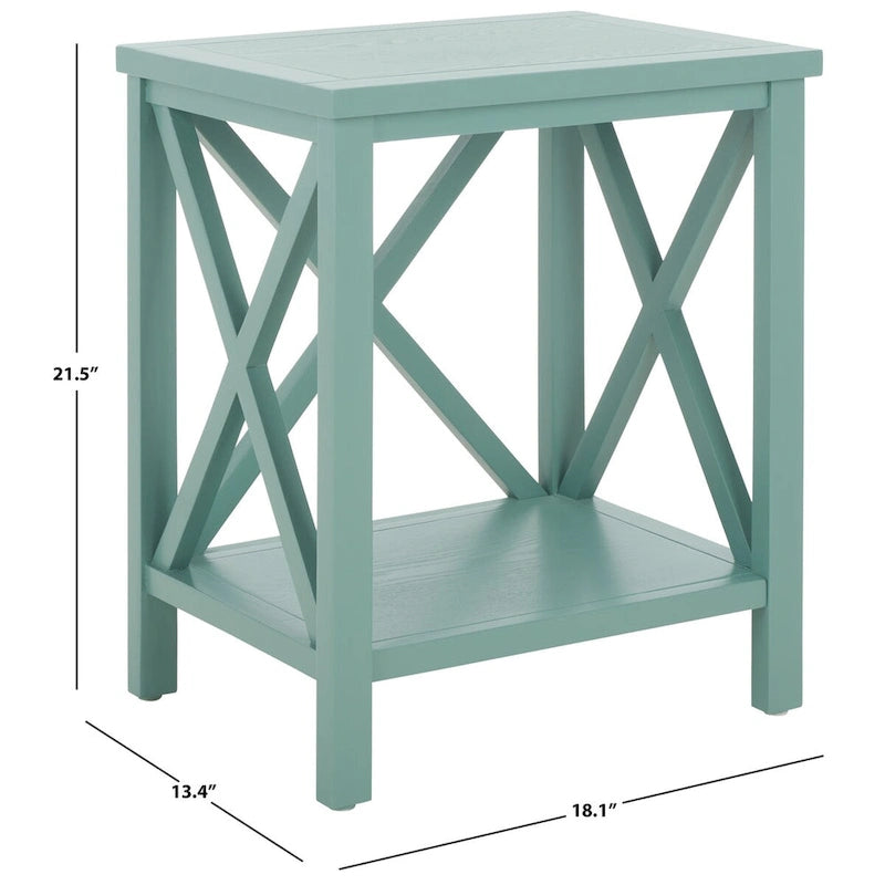 Table d'appoint avec croix - 18,1 x 13,4 x 21,5