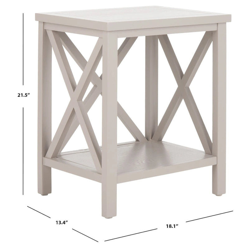 Table d'appoint avec croix - 18,1 x 13,4 x 21,5