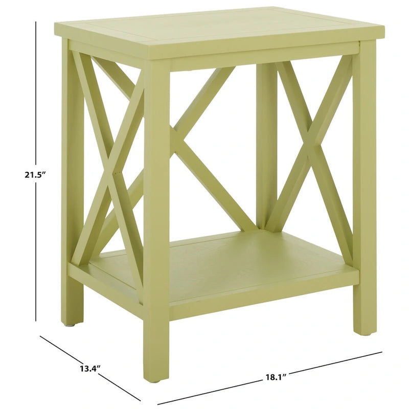 Table d'appoint avec croix - 18,1 x 13,4 x 21,5
