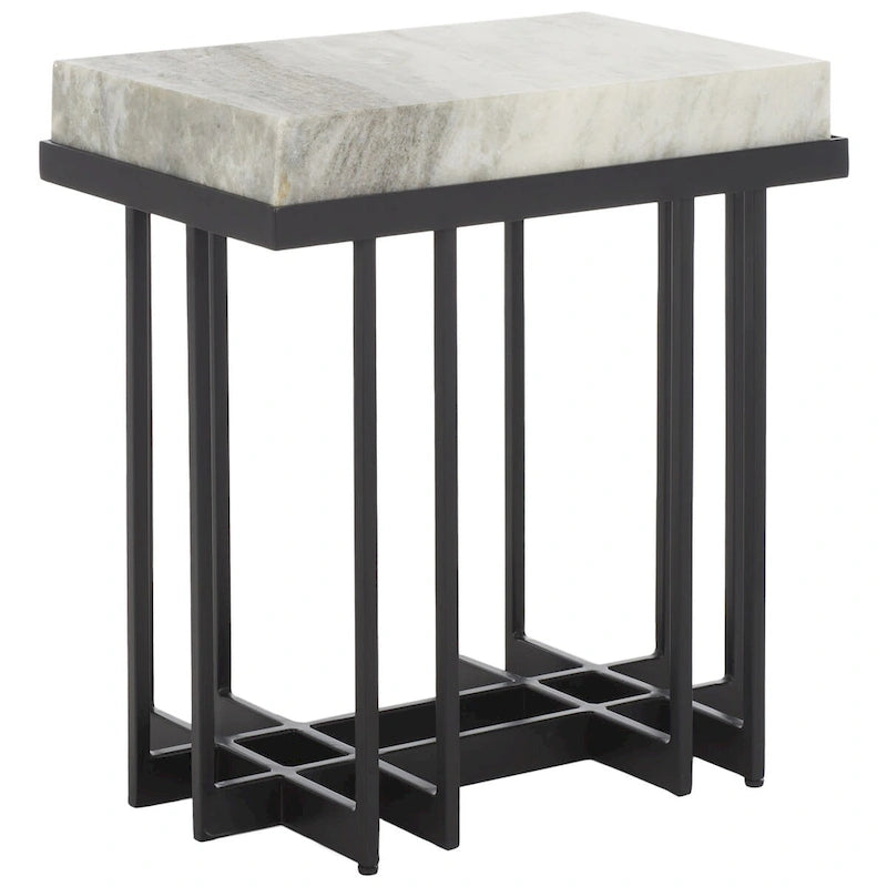 Table d'appoint rectangulaire - 19 L x 13 P x 22 H