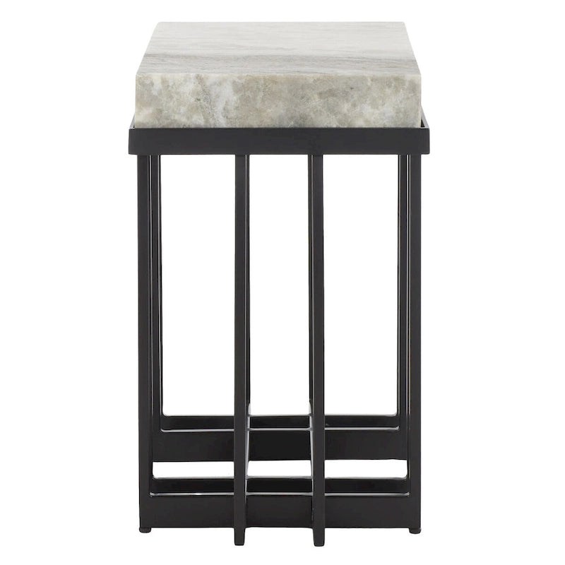 Table d'appoint rectangulaire - 19 L x 13 P x 22 H
