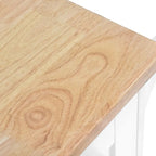 Desserte de cuisine à roulettes, Meuble de rangement, Plateau en bois massif