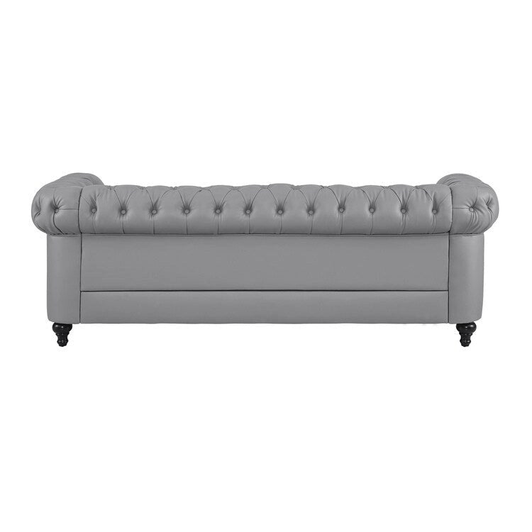 Canapé Chesterfield, confort luxueux pour salons douillets, canapé moderne du milieu du siècle, 3 places