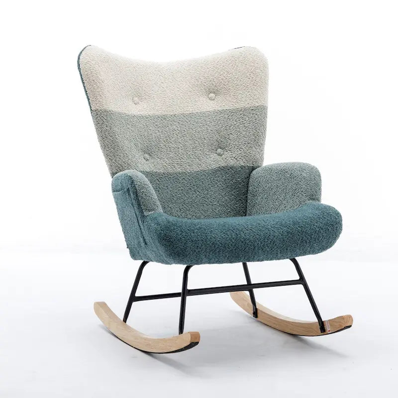 Fauteuil d'appoint moderne Patchwork pour salon, chambre, studio