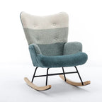 Fauteuil d'appoint moderne Patchwork pour salon, chambre, studio