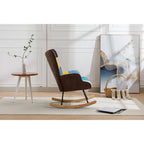 Fauteuil d'appoint moderne Patchwork pour salon, chambre, studio