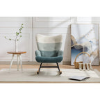 Fauteuil d'appoint moderne Patchwork pour salon, chambre, studio