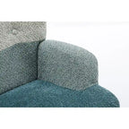 Fauteuil d'appoint moderne Patchwork pour salon, chambre, studio