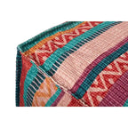 Pouf bohème rayé du Sud-Ouest