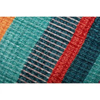 Pouf bohème rayé du Sud-Ouest