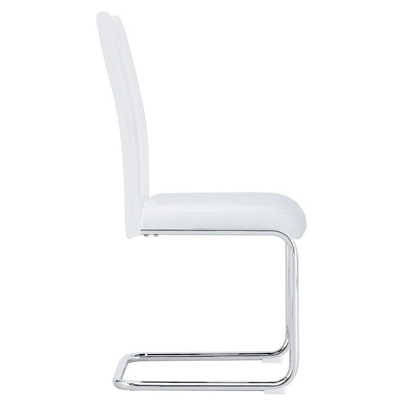 Table à manger ronde avec 4 chaises